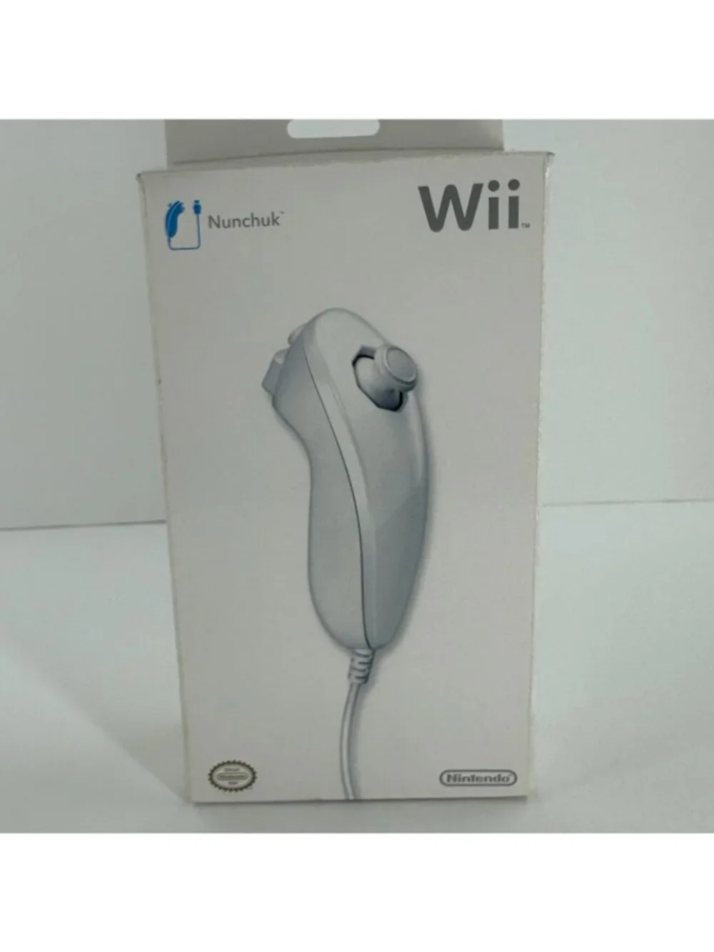 Nintendo Wii Nunchuk Controller RVL-004 White OEM Official New Sealed Box